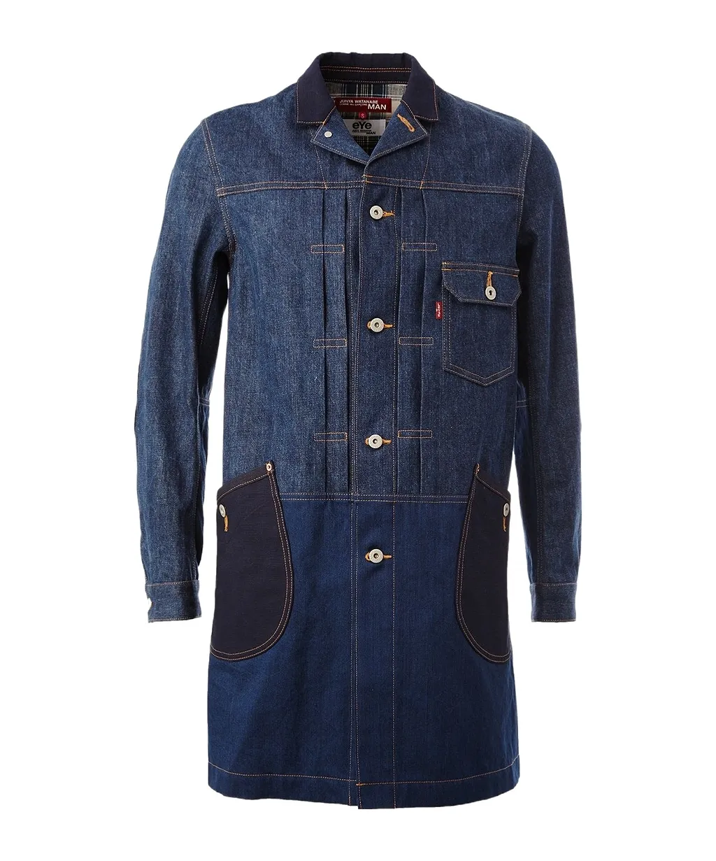 Patch Pocket Denim Coat