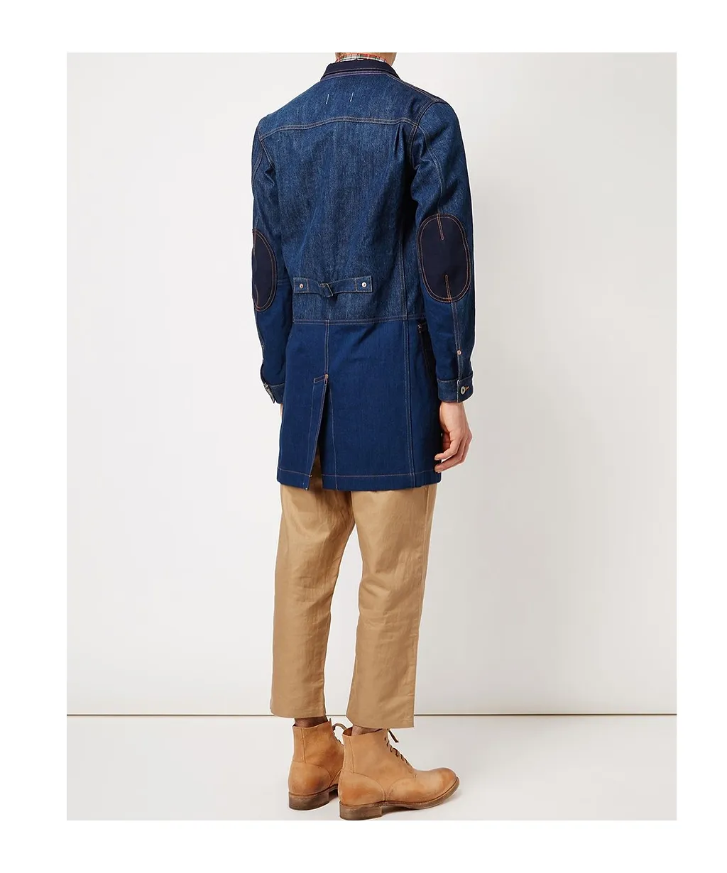 Patch Pocket Denim Coat