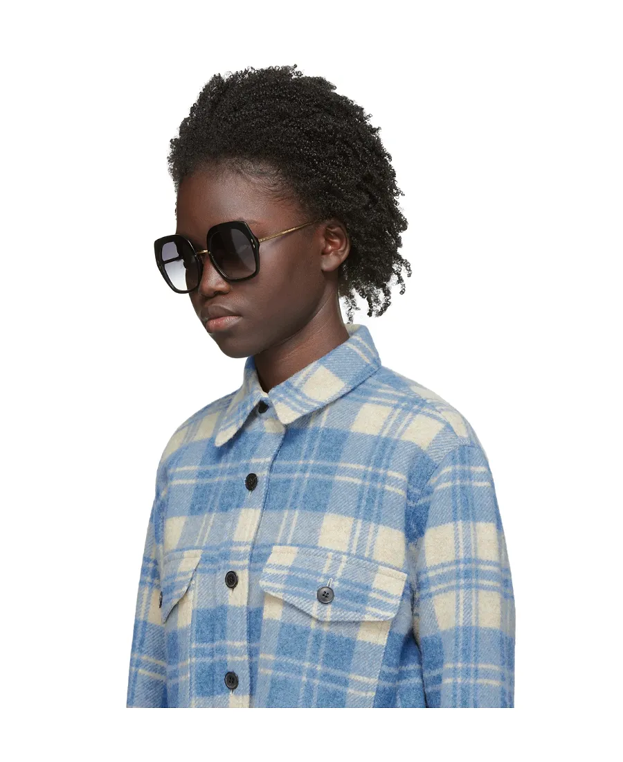 Square-Frame Sunglasses