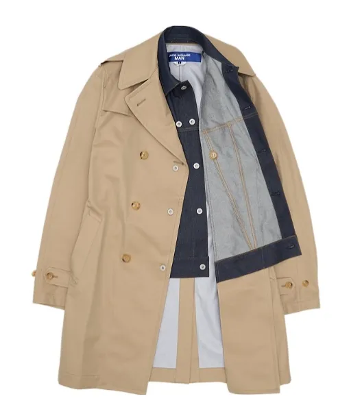 Long-Sleeved Trench Coat