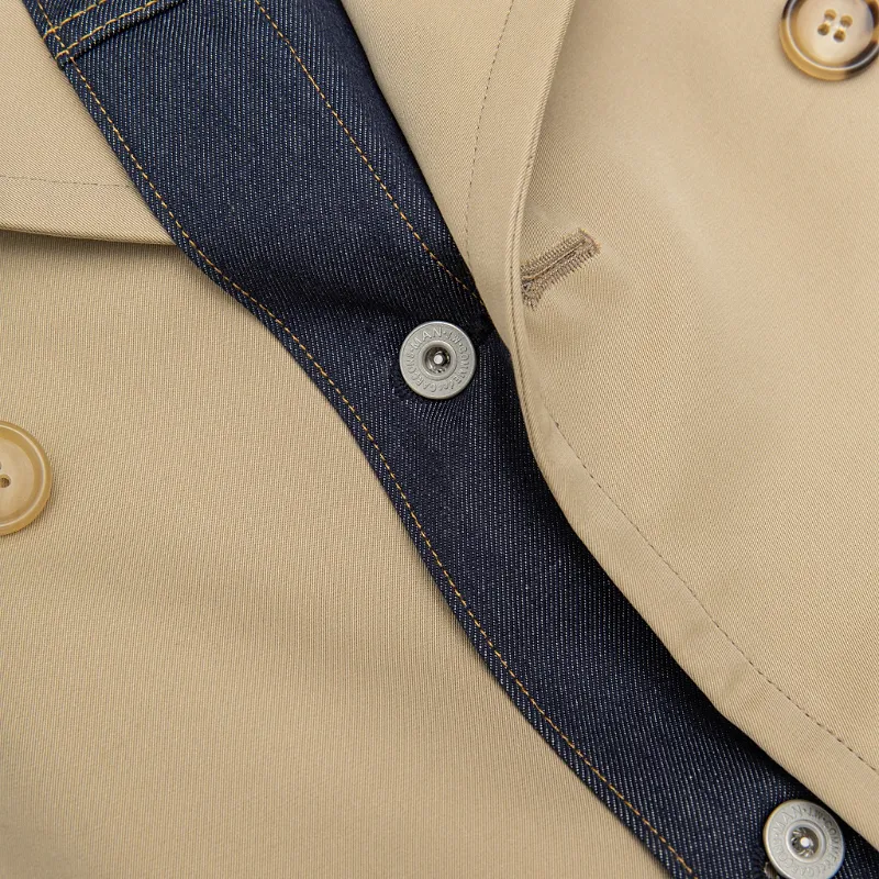 Long-Sleeved Trench Coat