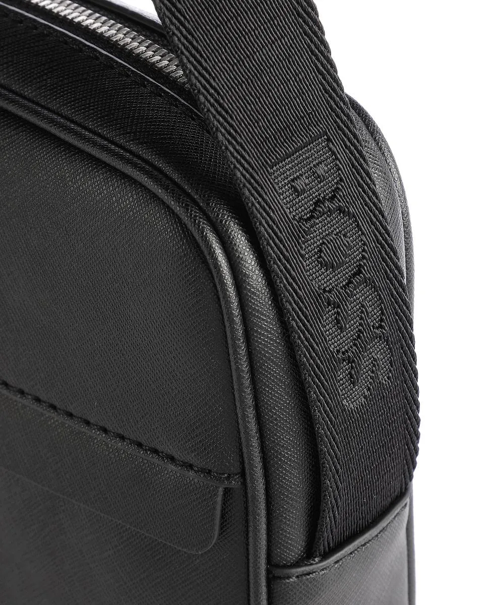Hugo Boss Logo Detailed Zipped Messenger Bag