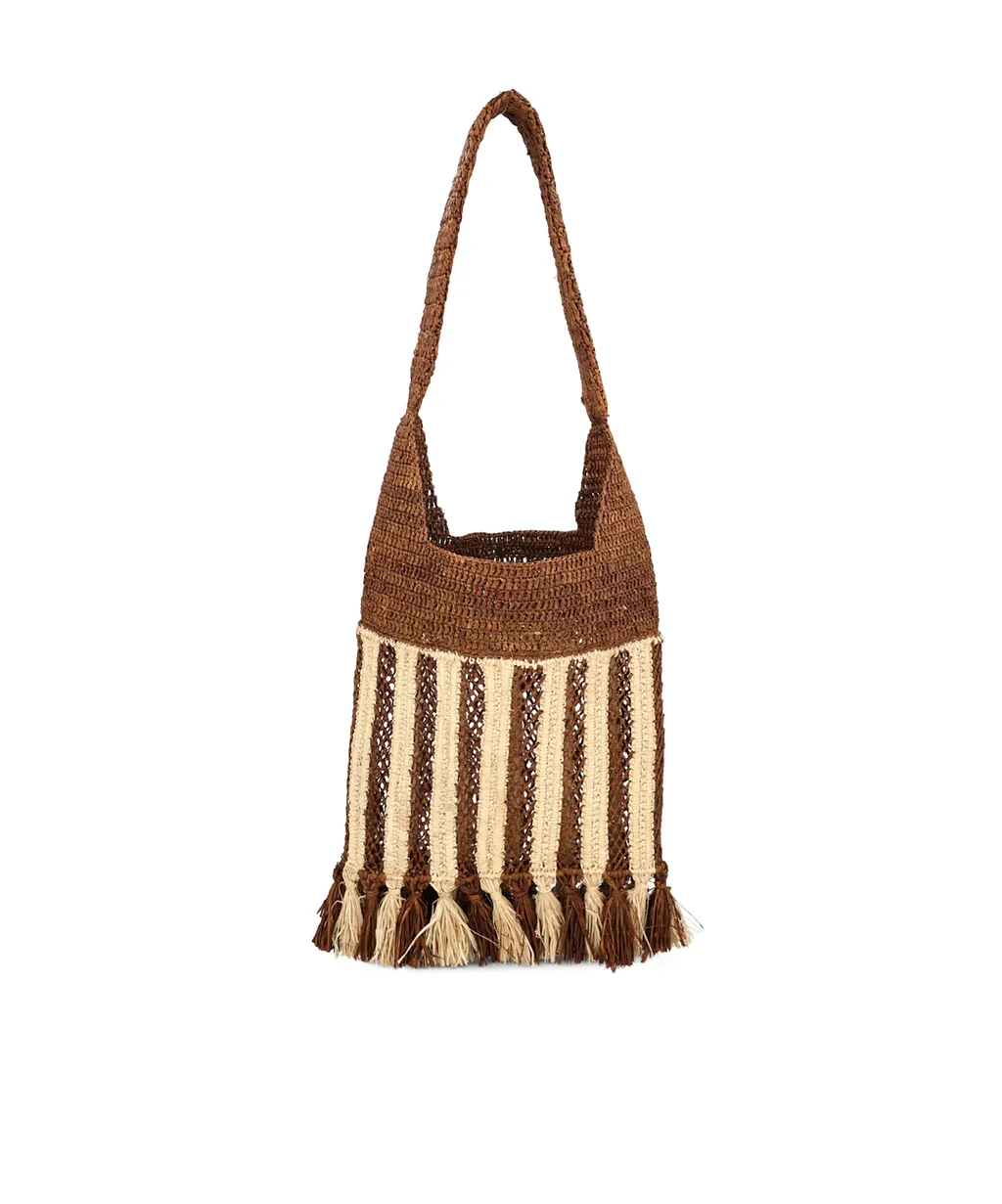 Isabel Marant Fringed Raffia Tote Bag