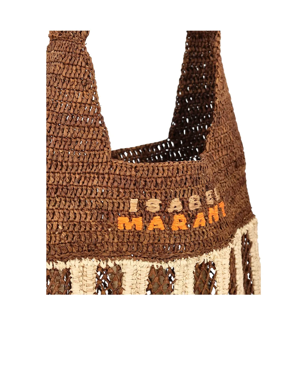 Isabel Marant Fringed Raffia Tote Bag