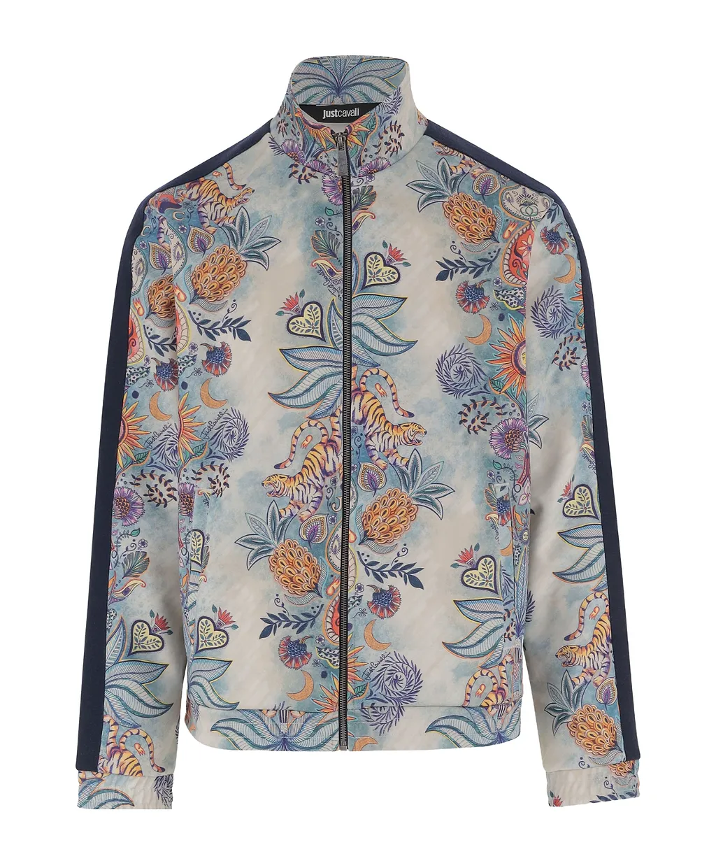 Just Cavalli Printed Zip-Up Jacket