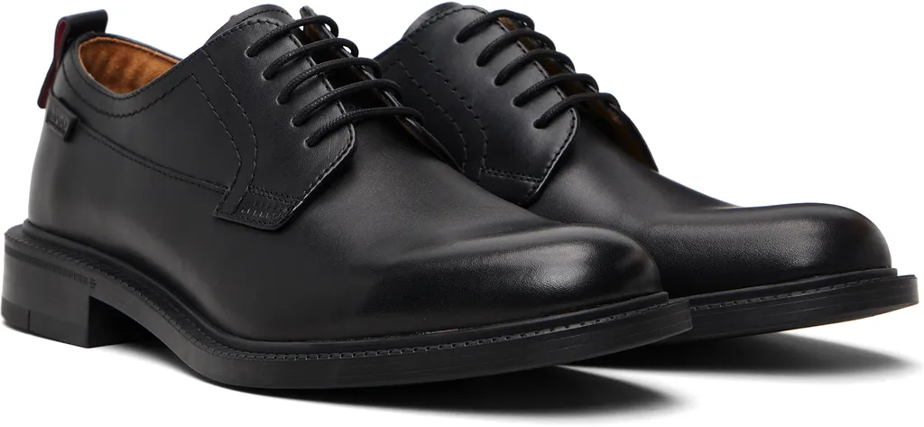 Logo Tab Derby Shoes