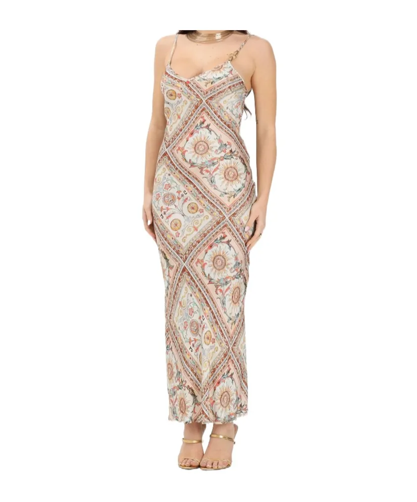 Just Cavalli All-Over Print Long Dress