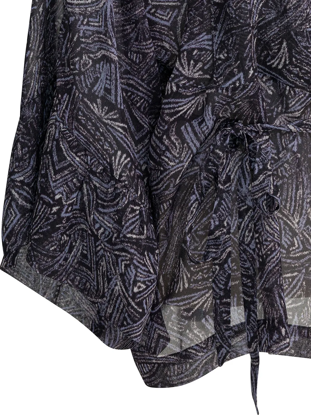 Isabel Marant Tekia Printed Drawstring Blouse