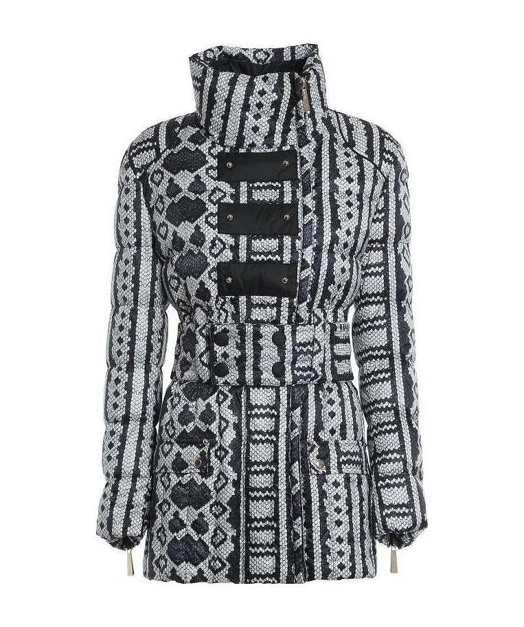 Snake Print Down Jacket