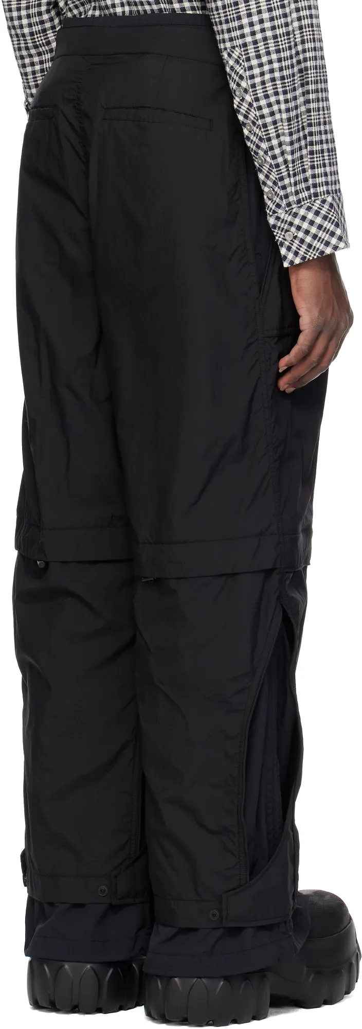 Nylon Layered Trousers