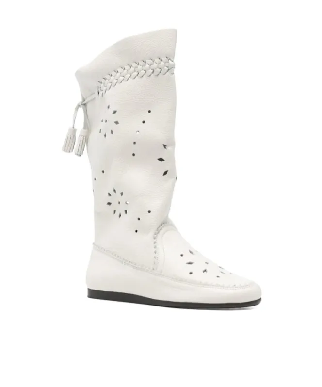 Isabel Marant Welky Braided Knee-High Boots
