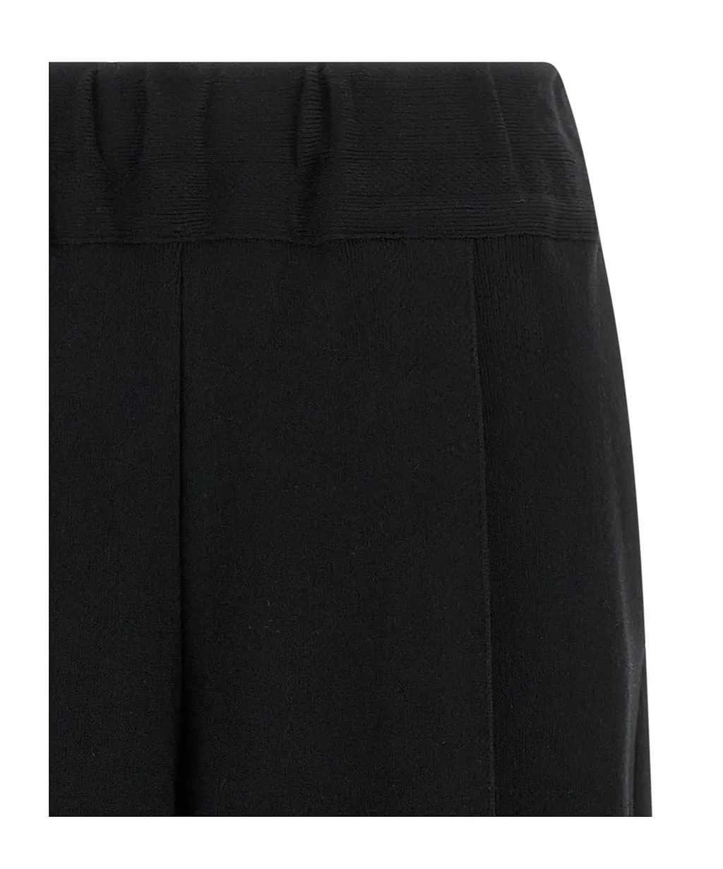 Issey Miyake Campagne Cropped Wide-Leg Pants