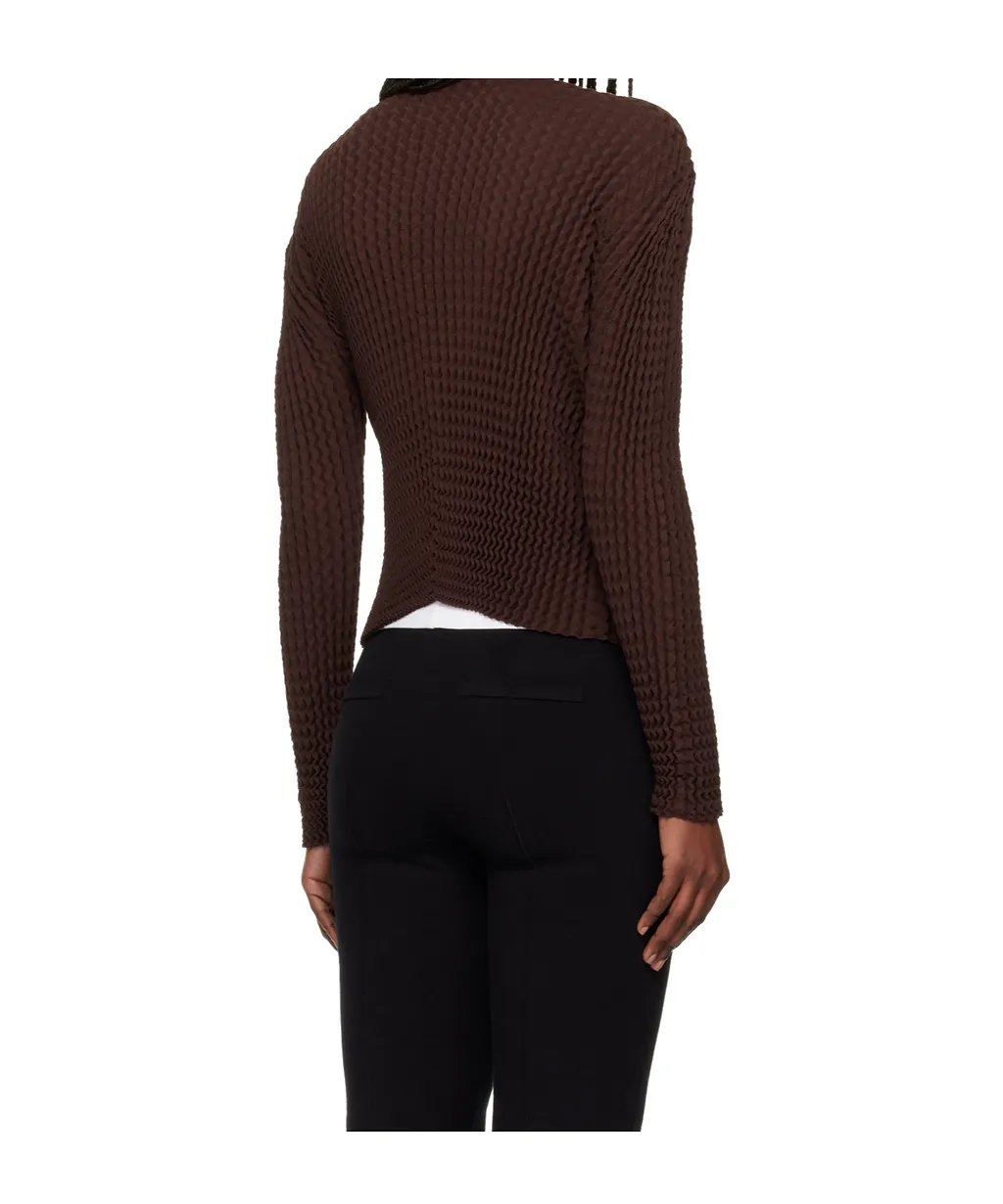 Button-Down Long-Sleeved Knitwear