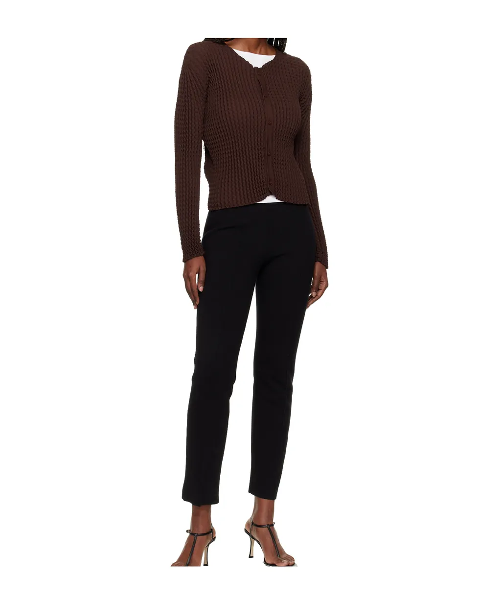 Button-Down Long-Sleeved Knitwear