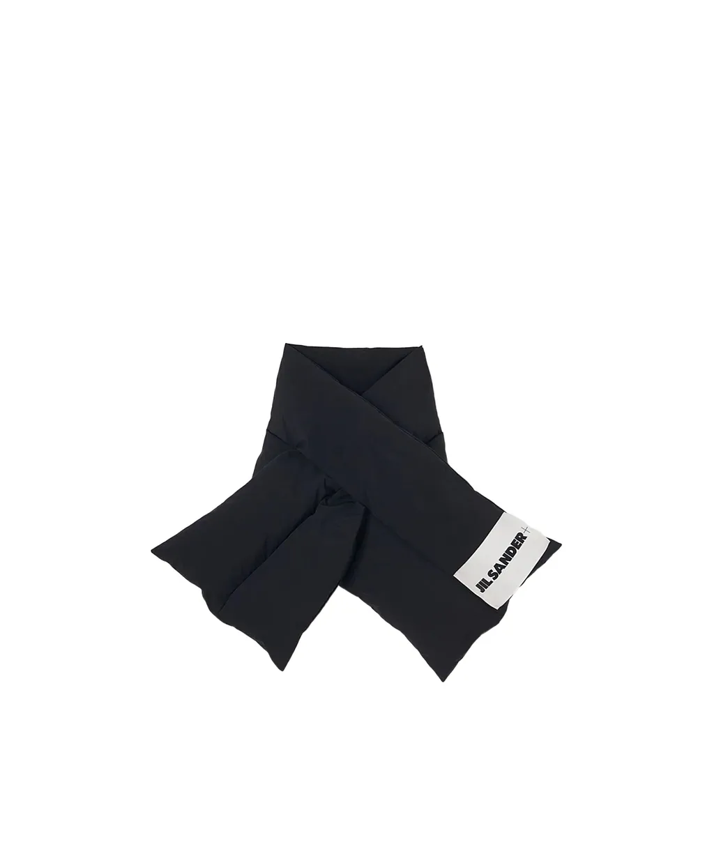 Jil Sander+ Logo Patch Down Scarf