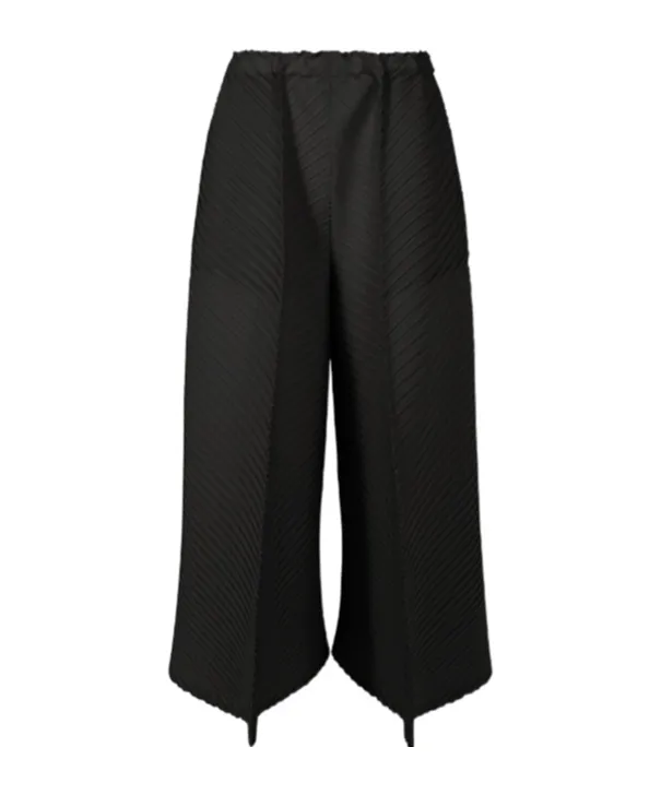 Issey Miyake Plaster Pleats Solid Pants