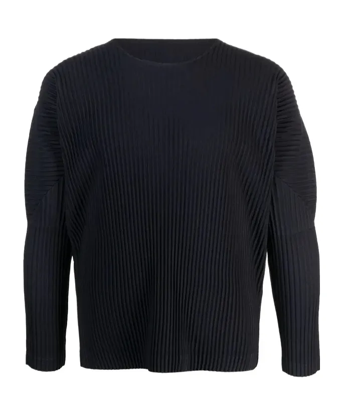 Homme Plissé Issey Miyake Crewneck Pleated T-Shirt