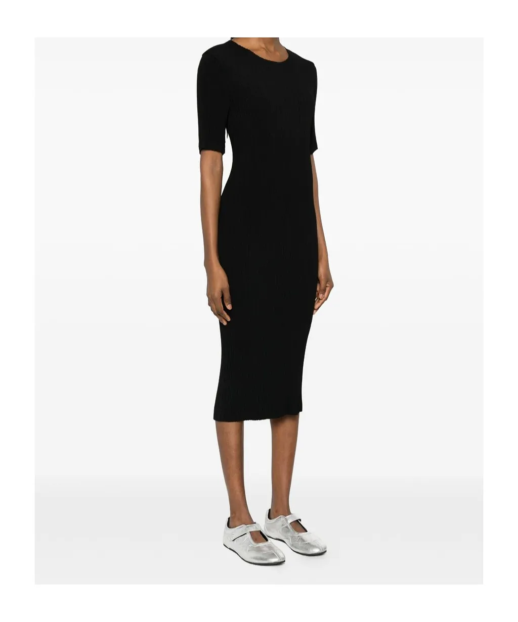 Pleated Midi Dress