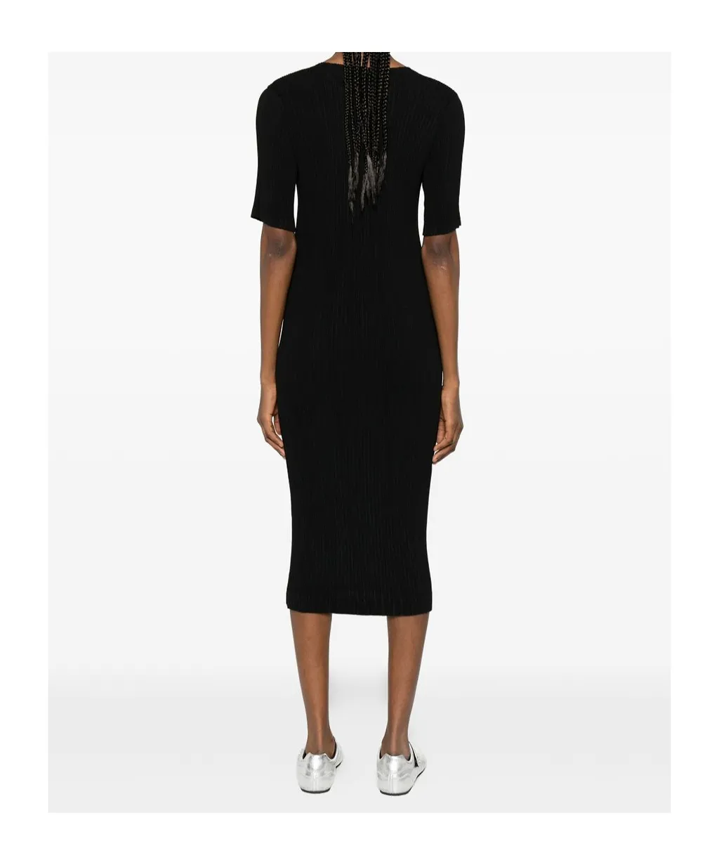 Pleated Midi Dress
