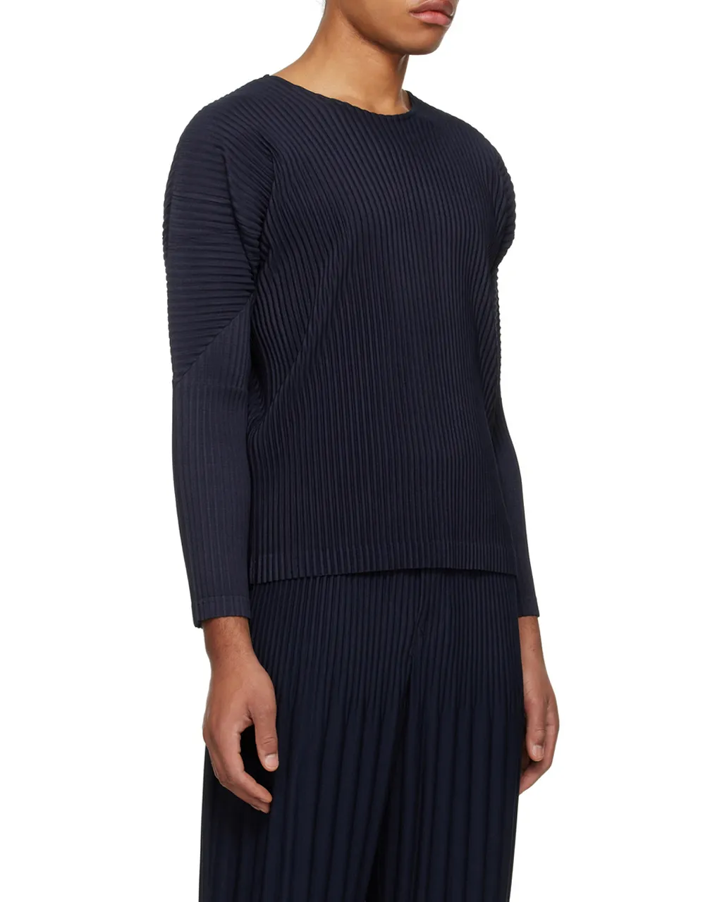 Homme Plissé Issey Miyake Crewneck Pleated T-Shirt