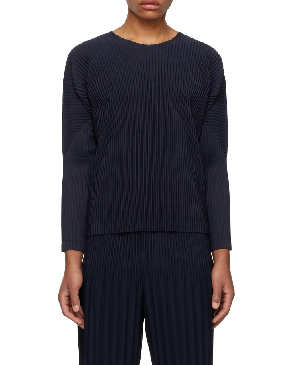 Homme Plissé Issey Miyake Crewneck Pleated T-Shirt