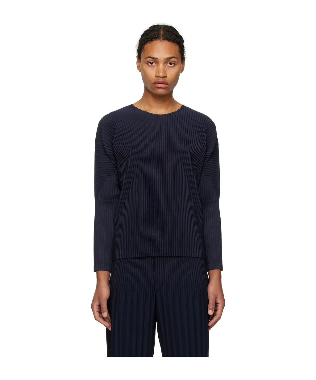 Homme Plissé Issey Miyake Crewneck Pleated T-Shirt