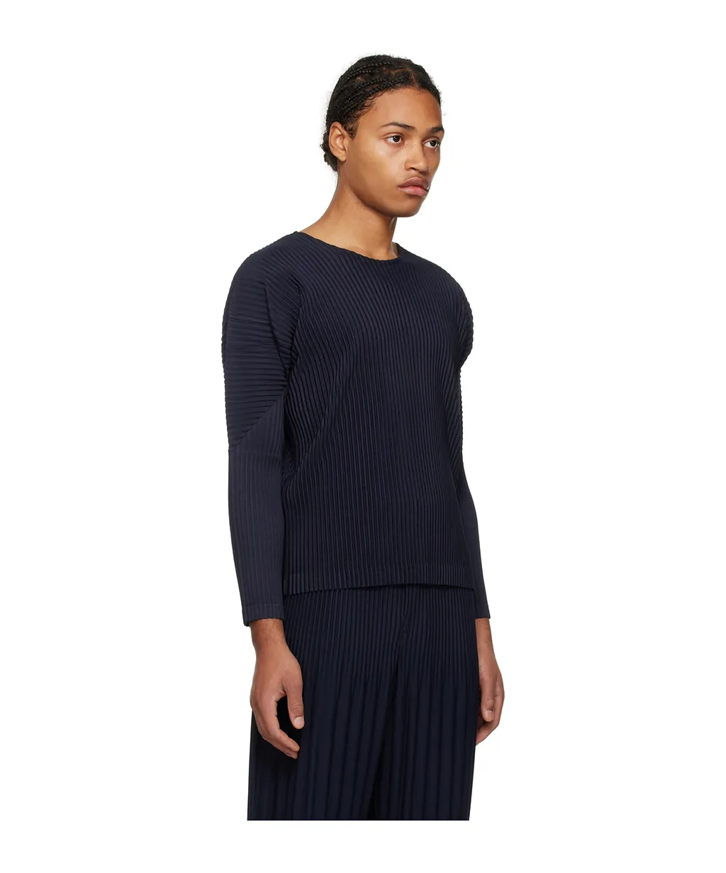 Homme Plissé Issey Miyake Crewneck Pleated T-Shirt
