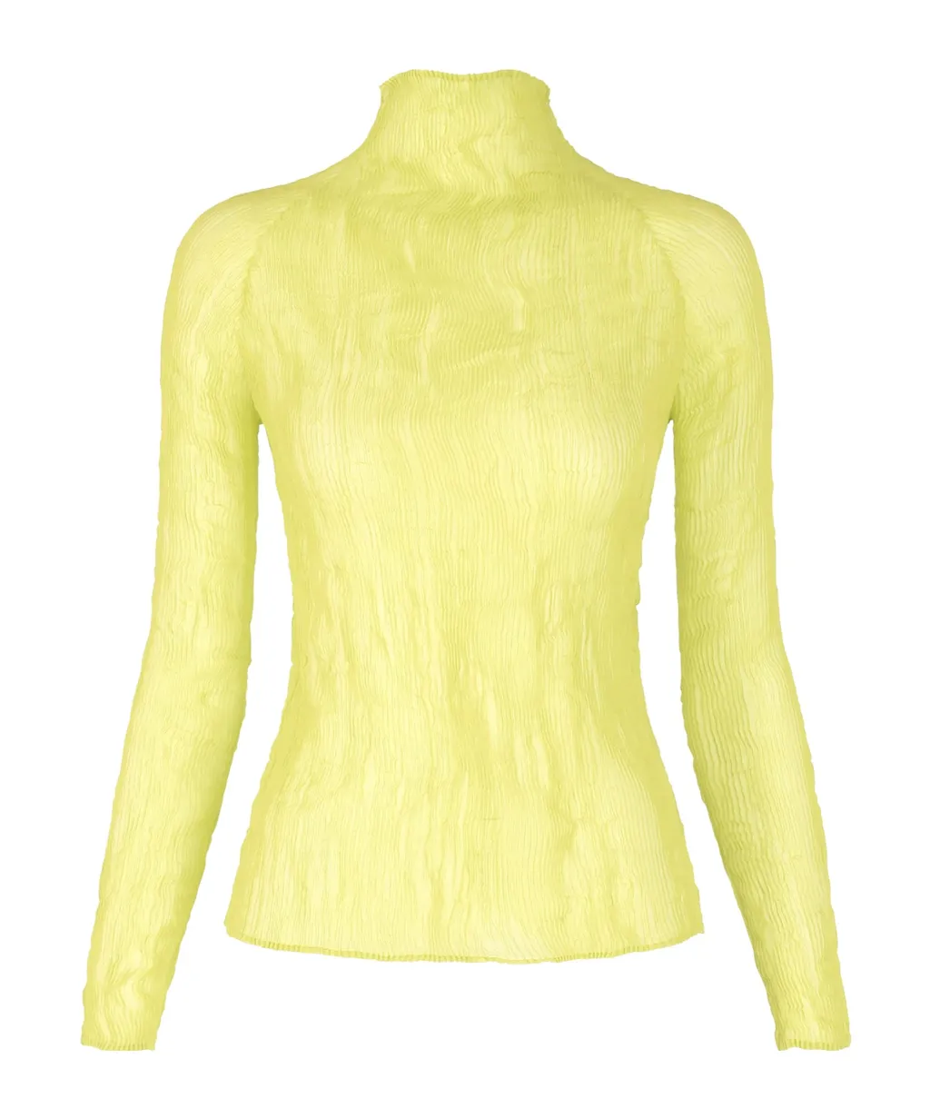 Ruffled Long-Sleeve T-Shirt