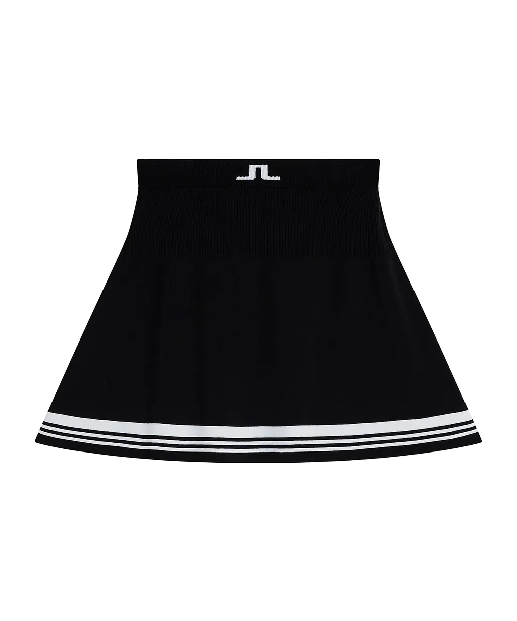 Frida Striped Knitted Miniskirt