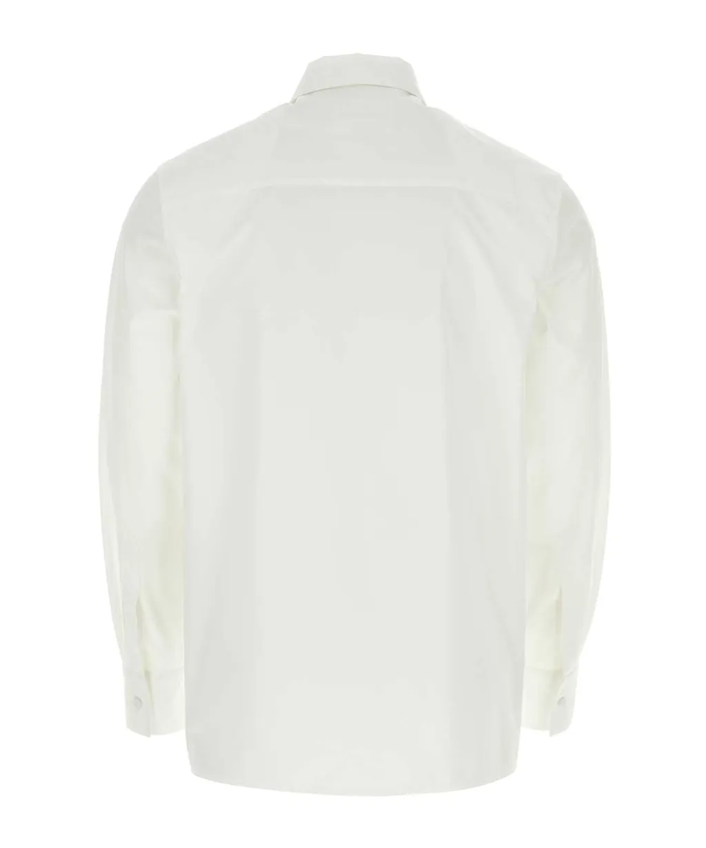 Jil Sander Long-Sleeved Straight Hem Shirt