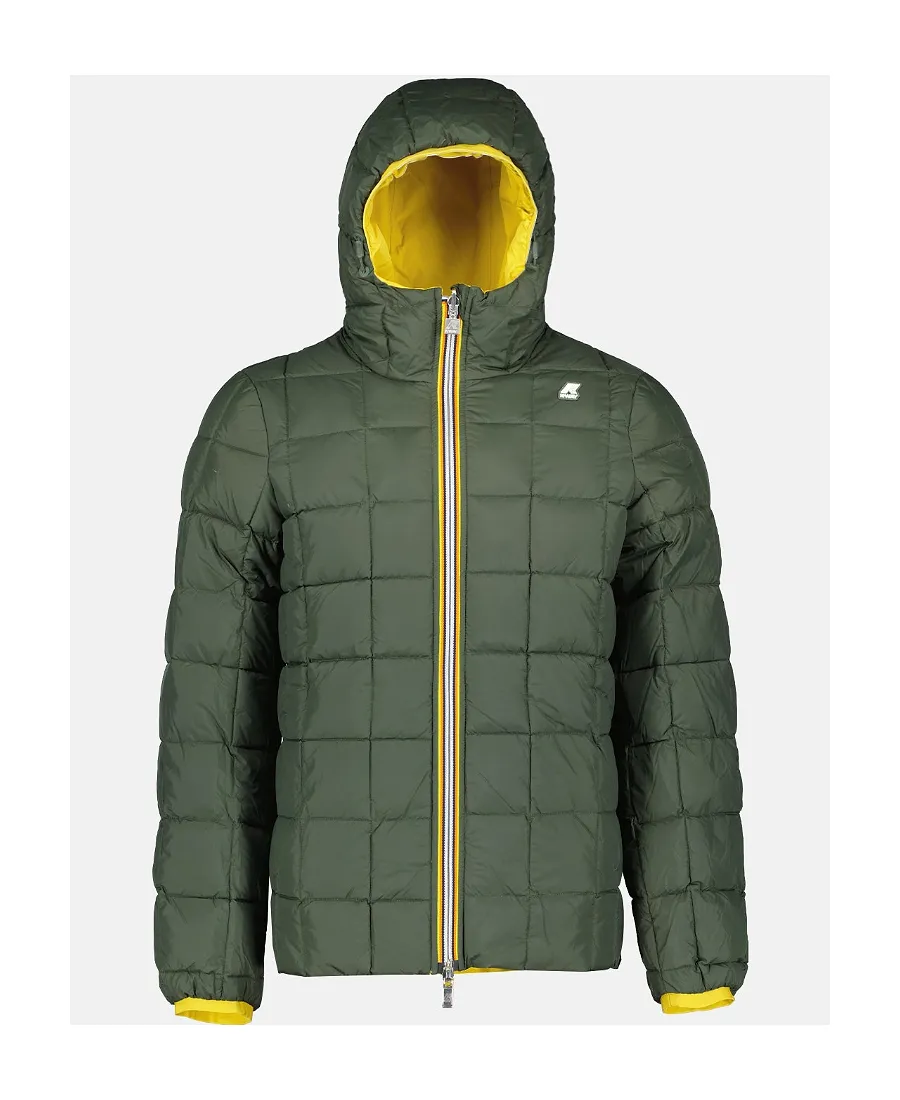 Logo-Patch Hooded Padded Jacket
