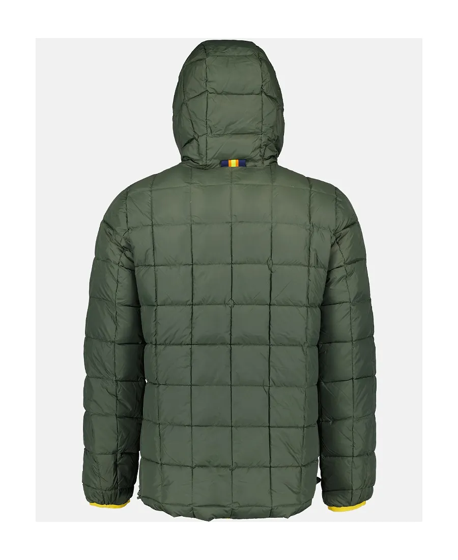 Logo-Patch Hooded Padded Jacket