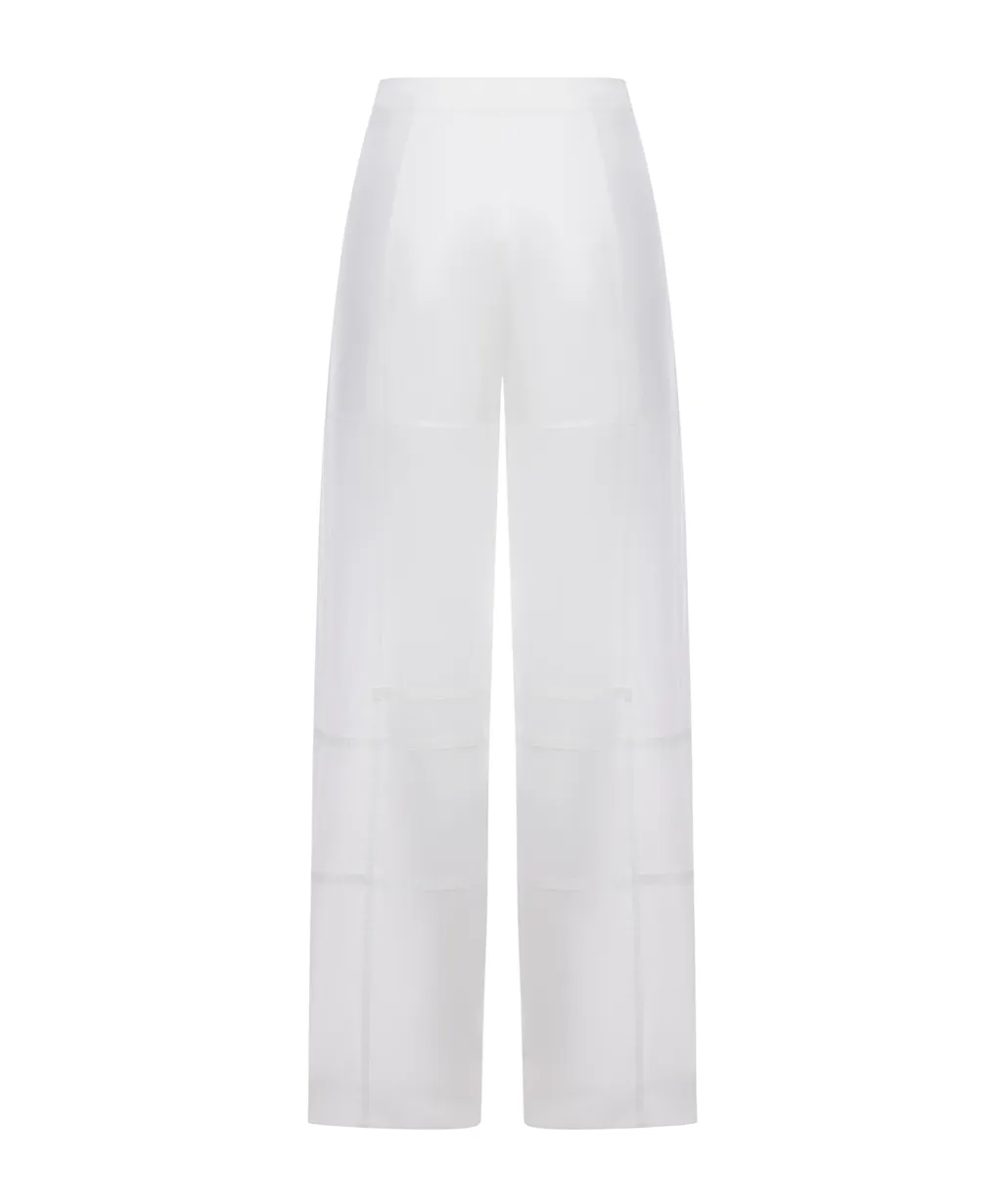 Jil Sander	Organdy Straight Leg Pants