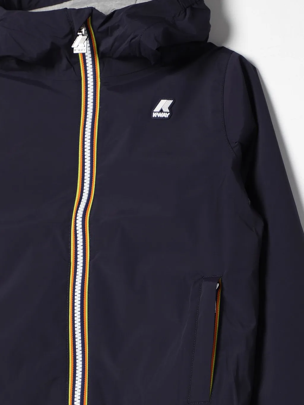 K-Way Kids Zipped Hooded Rain Jacket