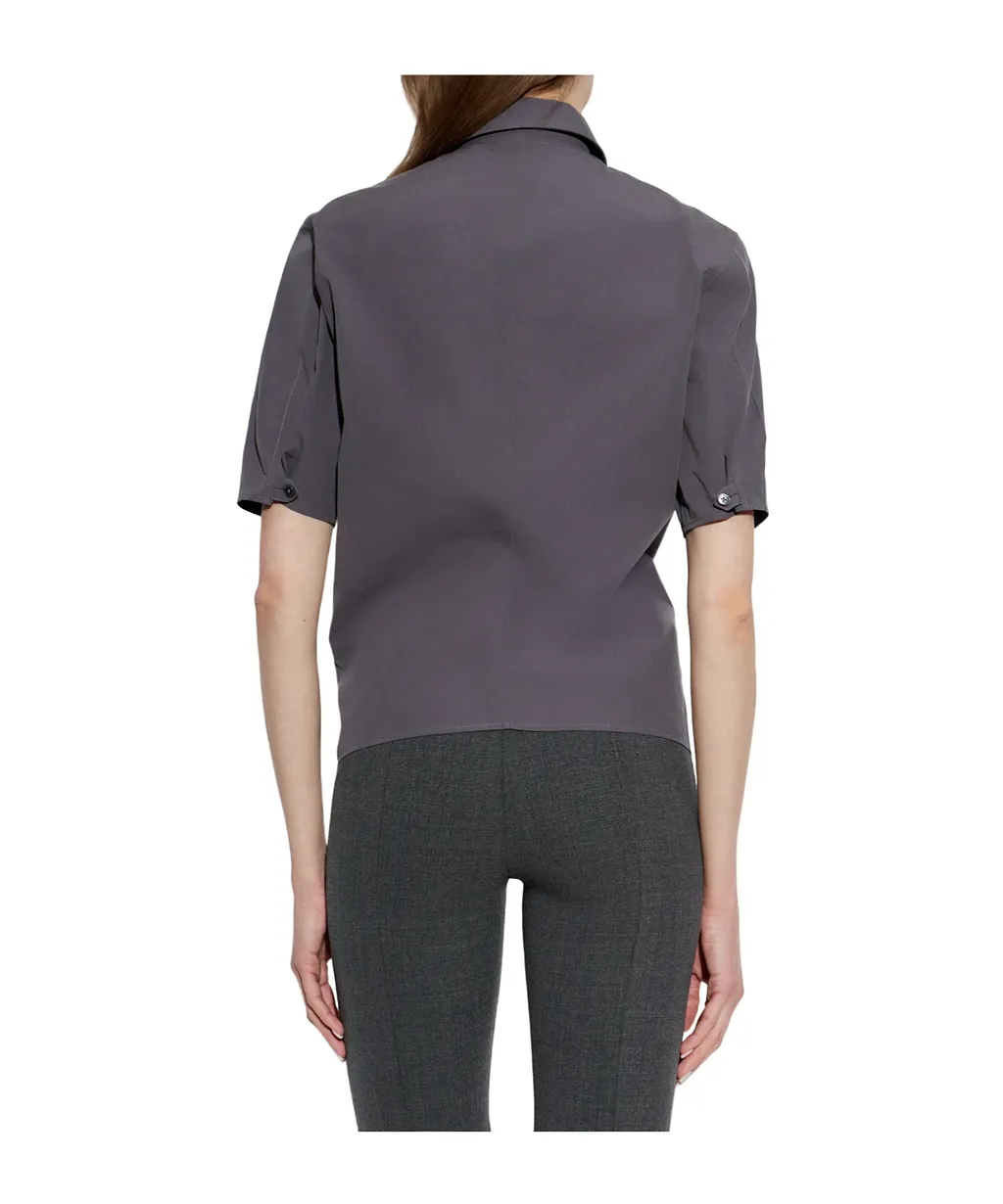 Jil Sander Short-Sleeve Button-Up Top
