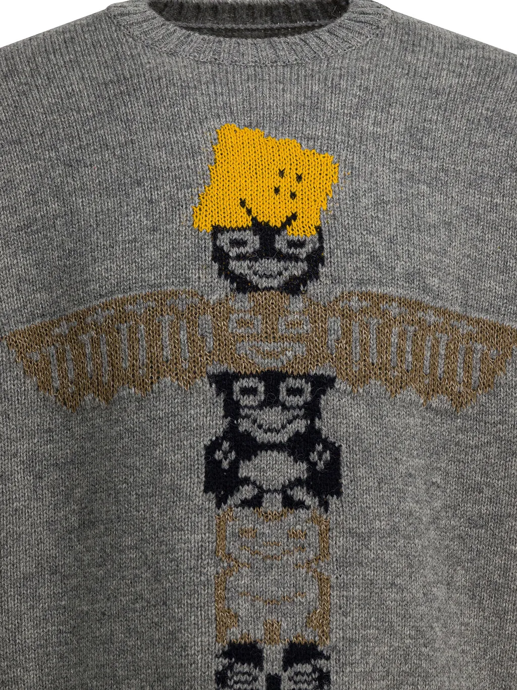 Graphic Crew Neck Sweater