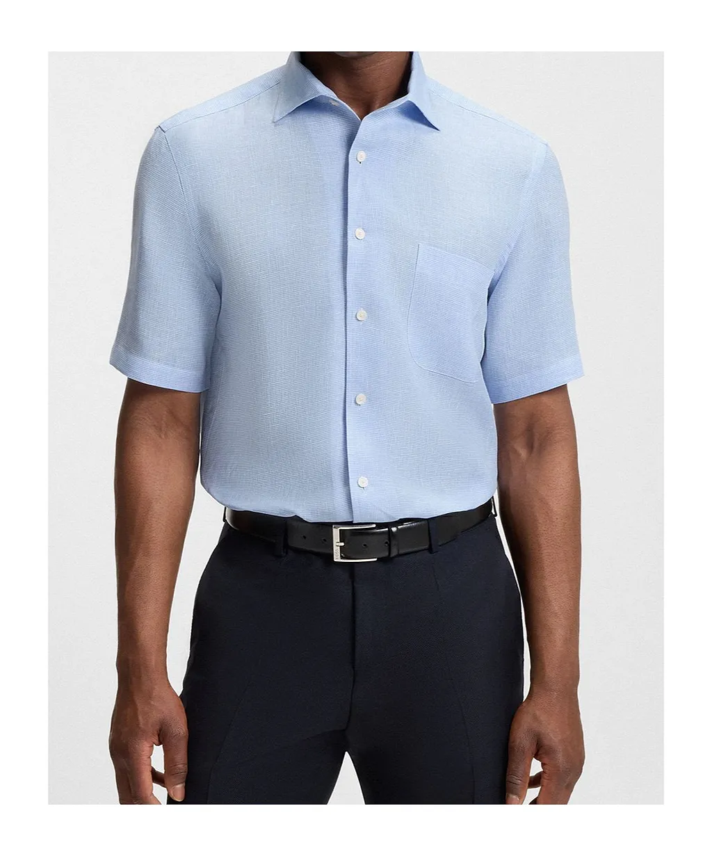 X David Beckham Short-Sleeve Button-Up Shirt