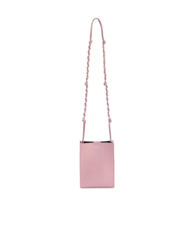 Jil Sander Tangle Small Logo Embossed Crossbody Bag