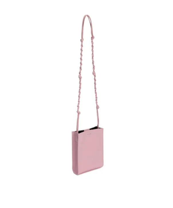 Jil Sander Tangle Small Logo Embossed Crossbody Bag