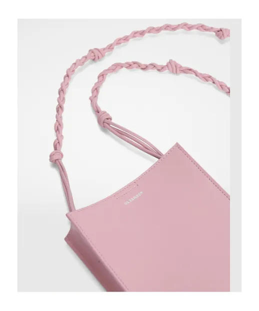 Jil Sander Tangle Small Logo Embossed Crossbody Bag