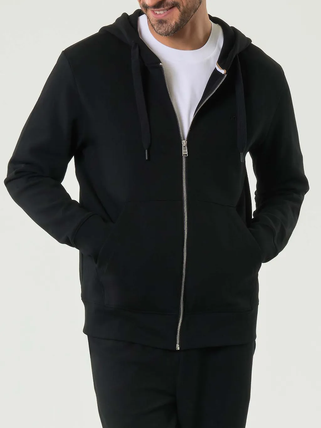 Zip Fastening Hoodie