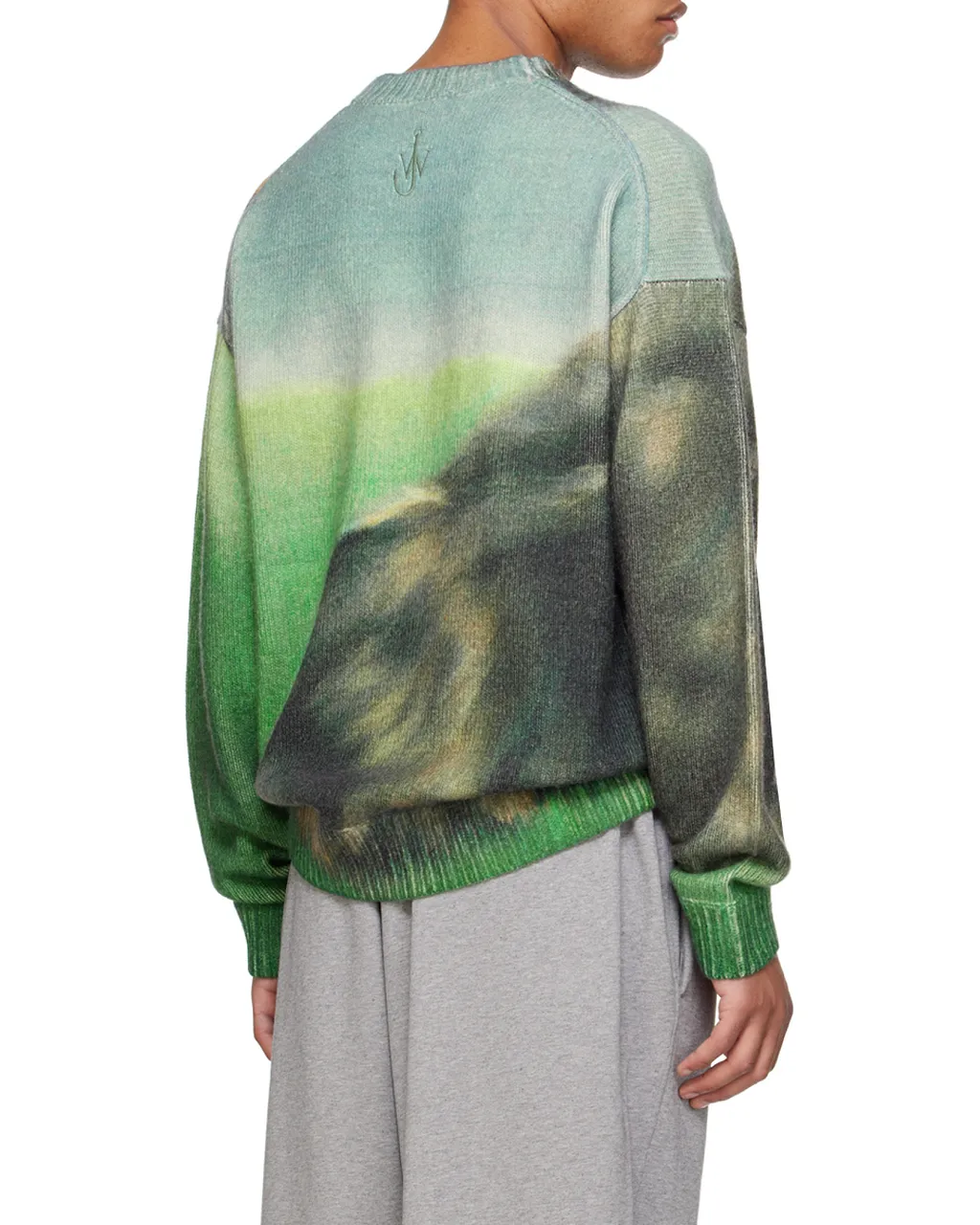 Jw Anderson Cat Printed Knitted Jumper