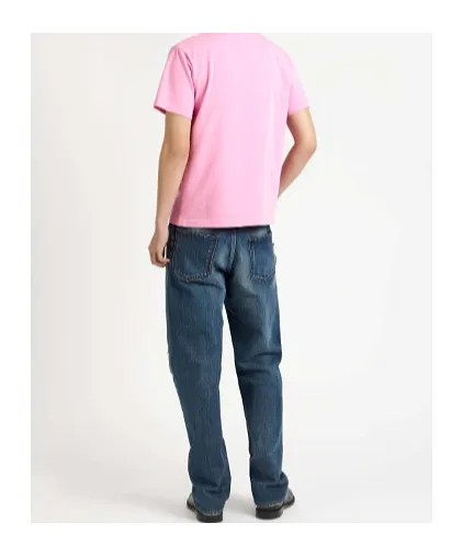 Jw Anderson Distressed Mid-Waisted Straight-Leg Jeans
