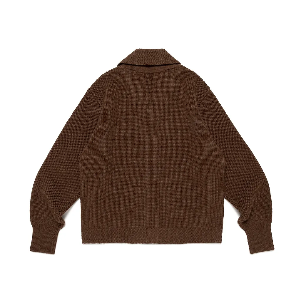 Human Made Heart-Patch Wool Cardigan