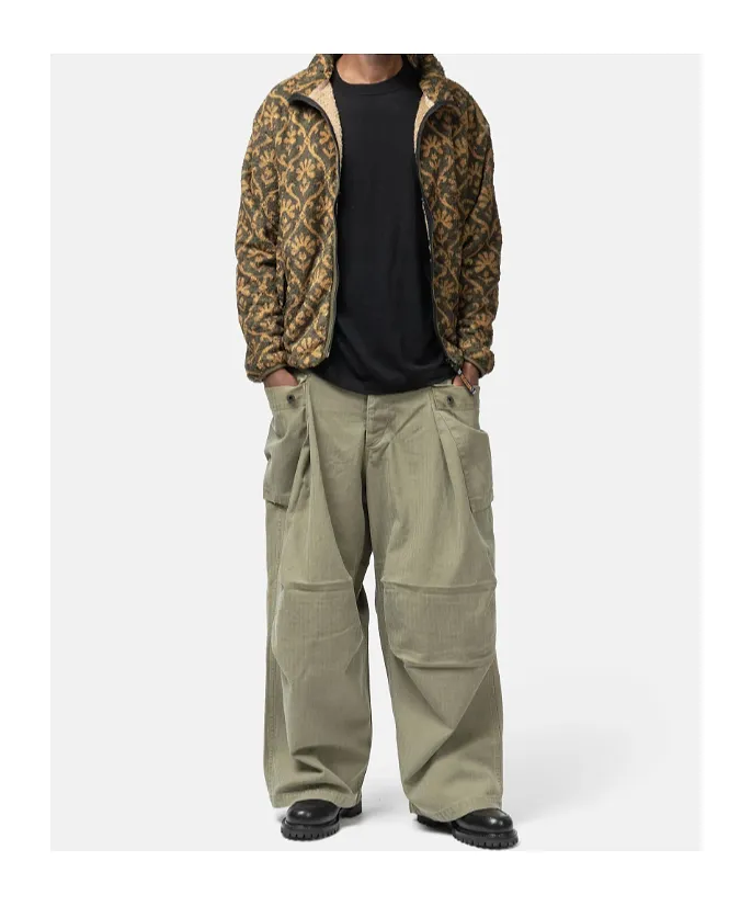 Jumbo Monkey Herringbone Trousers