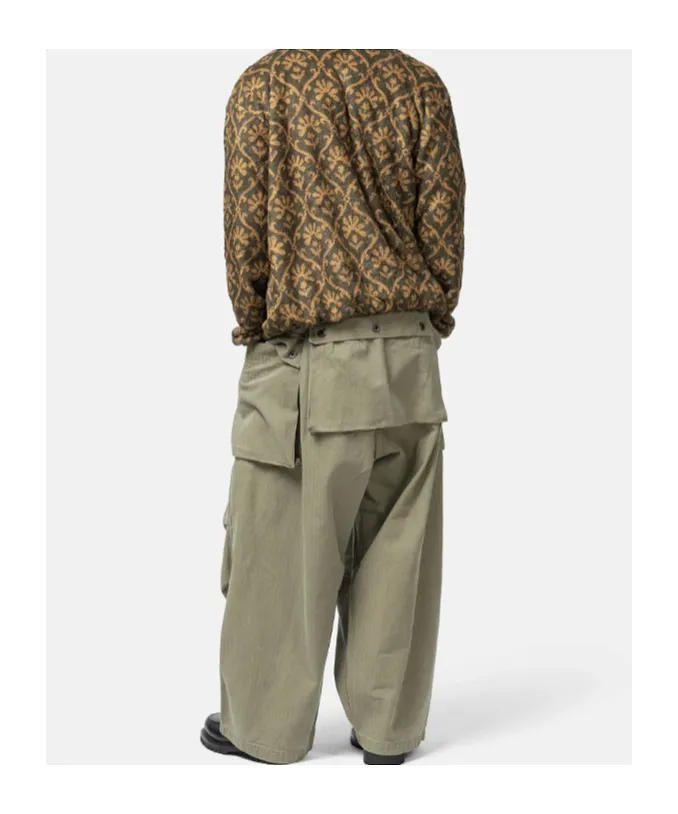 Jumbo Monkey Herringbone Trousers