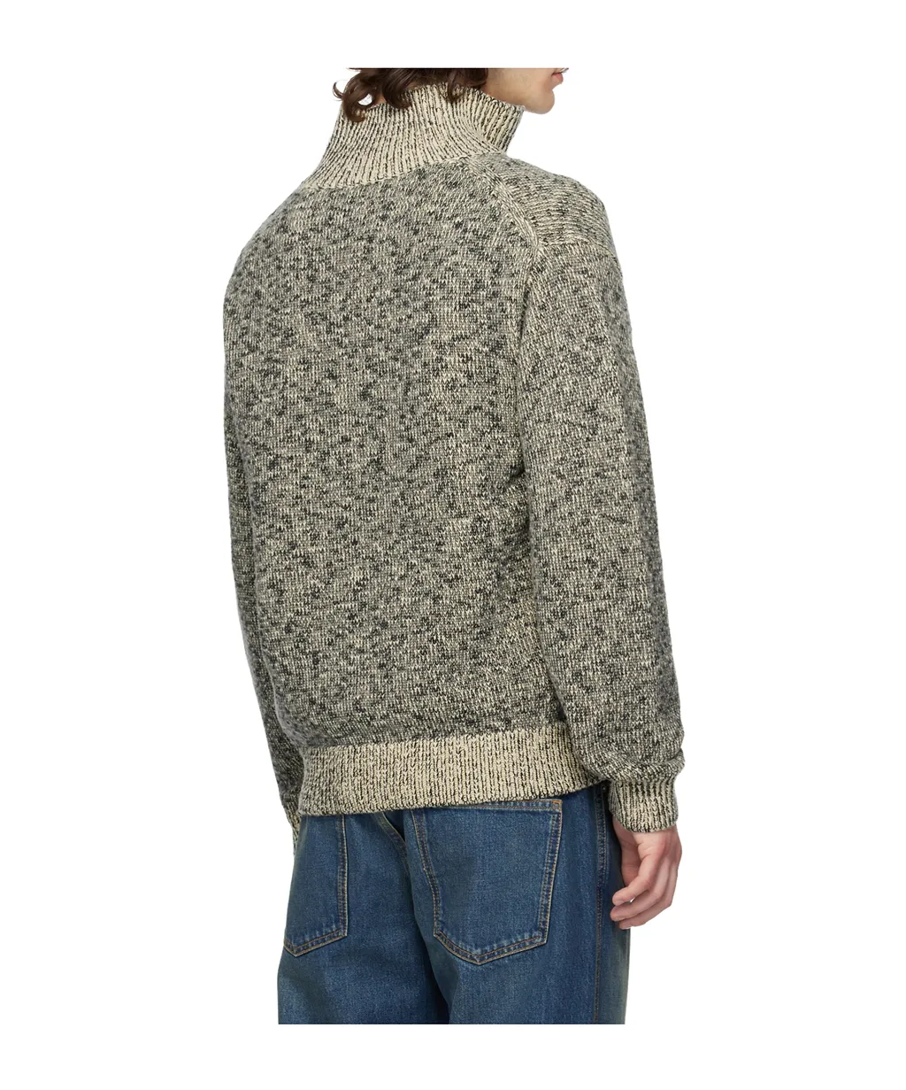Long-Sleeved Wool Blend Sweater