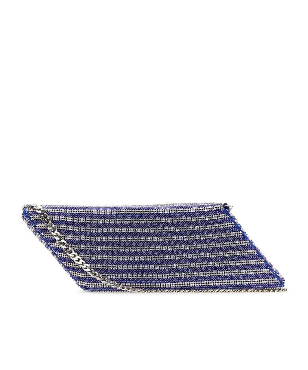 Kara Embellished Parallelogram Clutch Bag