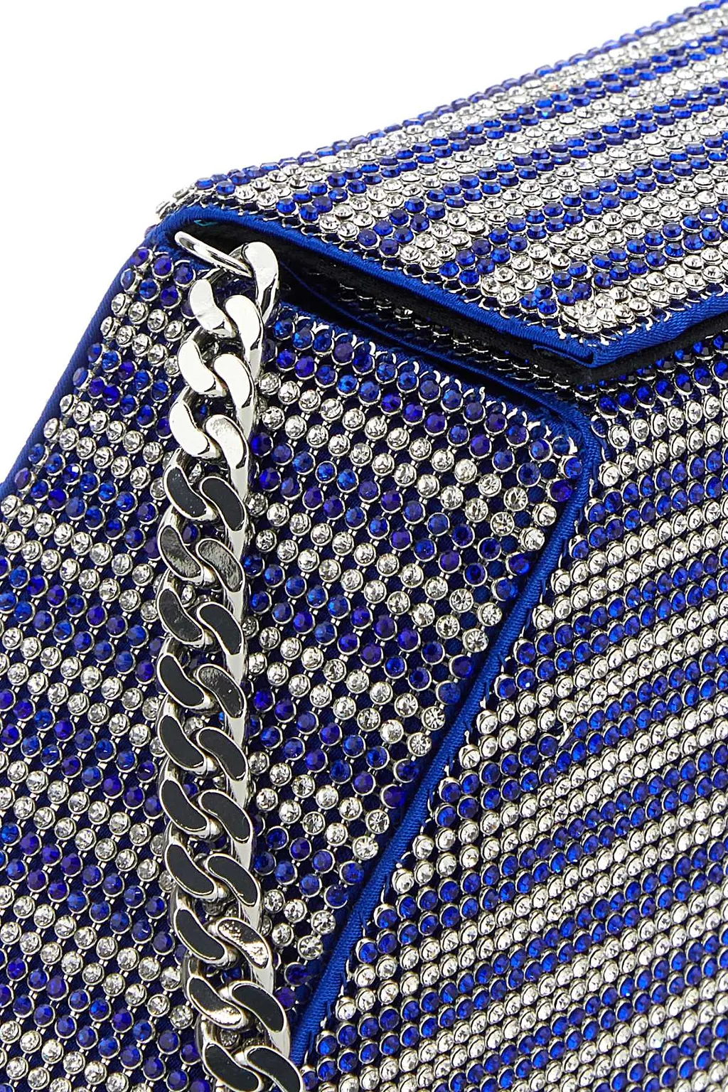 Kara Embellished Parallelogram Clutch Bag
