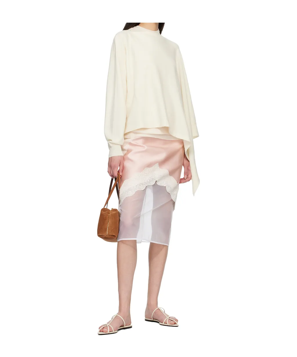 One-Sleeve Cape Knitwear